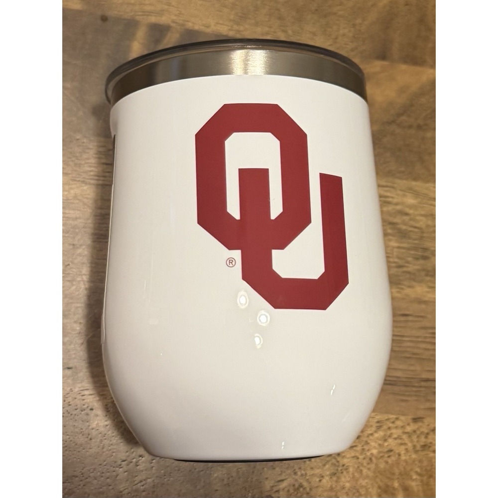 Oklahoma Sooners 12oz. Logo Stemless Tumbler